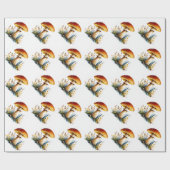 Mushroom Wrapping Paper Geschenkpapier (Flach)