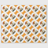 Mushroom Wrapping Paper Geschenkpapier (Flach)
