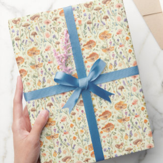 Mushroom Wrapping Paper Geschenkpapier