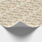 Mushroom Wrapping Paper Geschenkpapier (Ecke)