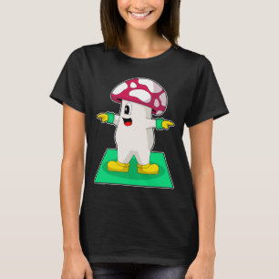 Mushroom Yoga Fitness Gymnastik T-Shirt
