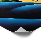 Mushroomery Wanderung Ken Gage Fantasy Poster (Ecke)