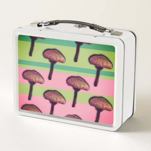 Mushrooms Art Funny Lunchbox (Rückseite)