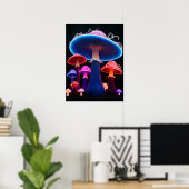 Mushrooms Art Poster (Heimbüro)