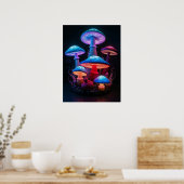 Mushrooms Art Poster (Küche)
