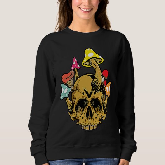 Mushrooms cottagecore fairycore sweatshirt (Vorderseite)