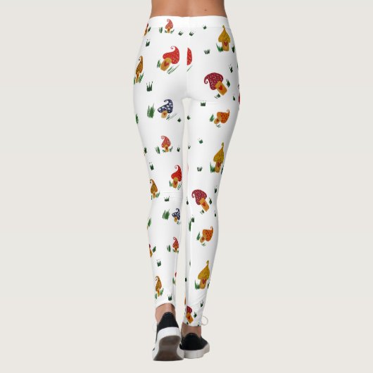 Mushrooms Custom Leggings (Rückseite)