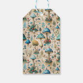 Mushrooms Fairyland Birthday Party Geschenkanhänger (Rückseite)