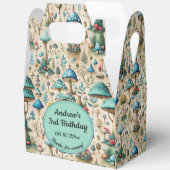 Mushrooms Fairyland Birthday Party Geschenkschachtel (Offen)