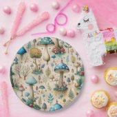 Mushrooms Fairyland Pappteller (Party)