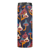 Mushrooms Illustration Fabric Wrapping Pattern Thermosbecher (Rückseite)