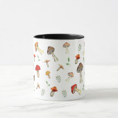 Mushrooms in watercolor tasse (Zentrum)
