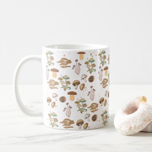 Mushrooms Kaffeetasse (Mit Donut)