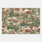 Mushrooms-Kernstück Geschenkpapier Set (Vorderseite 3)