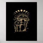 Mushrooms & Minimalism Cottage Aesthetic Goblinco Poster (Vorne)