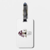 Mushrooms Mouse House Gepäckanhänger (Rückseite vertikal)