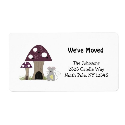 Mushrooms Neue Zuhause-Adresse (Vorne)