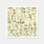 Mushrooms Paper Napkin Serviette (Vorderseite)