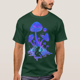 Mushrooms Rose Fairycore Goblincore-Fee T-Shirt