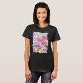 Mushrooms trippy coloured T-Shirt (Vorne ganz)