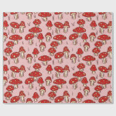 Mushrooms Wrapper Geschenkpapier (Flach)