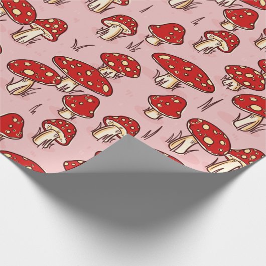Mushrooms Wrapper Geschenkpapier (Ecke)