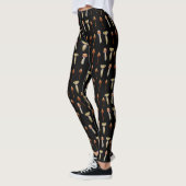 MushroomsPsychedelic Pflanzen-Kunst Leggings (Links)