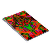 Mushroomy Threads abstraktes Spiralheft Notizblock (Rechte Seite)