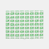 Mushy Peas Fleecedecke (Vorderseite (Horizontal))