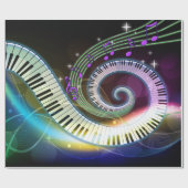 Music 1: Wrapping Paper Geschenkpapier (Flach)