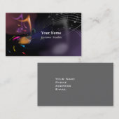 Music 7 Business Card Visitenkarte (Vorne/Hinten)