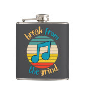 Music Achte Note BFTG Flachmann (Vorderseite)