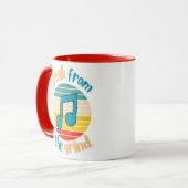 Music Achte Note BFTG Kaffee Tasse (Vorderseite Links)