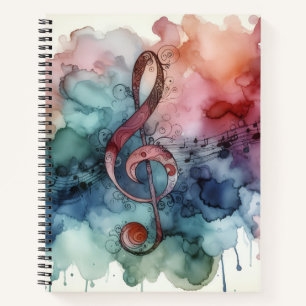 Music Alcohol Tinte Deluxe Notizblock