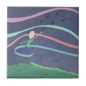 Music and Melody Keramik Tile Fliese (Vorderseite)