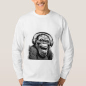 Music Ape Long Sleeve Sweatshirt T-Shirt (Vorderseite)