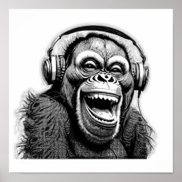 Music Ape Poster