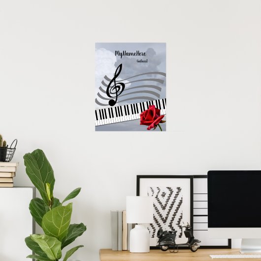 Music Appreciation and Talent personalize Poster (Heimbüro)