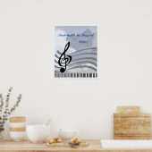 Music Appreciation and Talent personalize Poster (Küche)