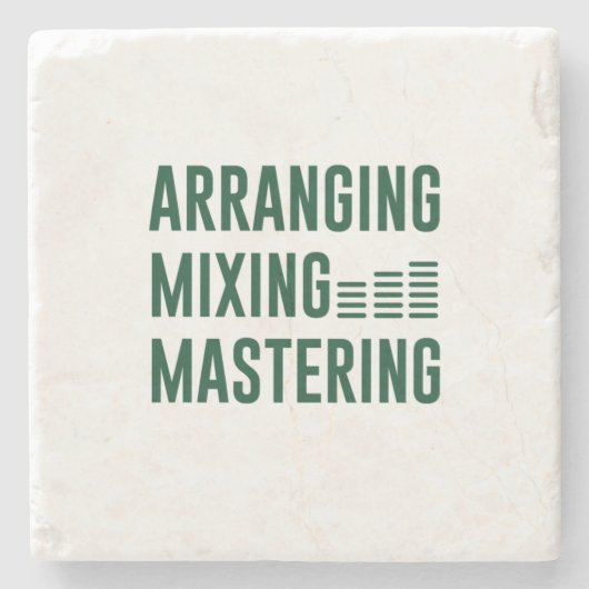 Music Arranging Mixing Mastering Steinuntersetzer (Vorderseite)