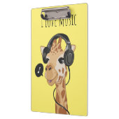 Music Art I Liebe Music Klemmbrett (Links)