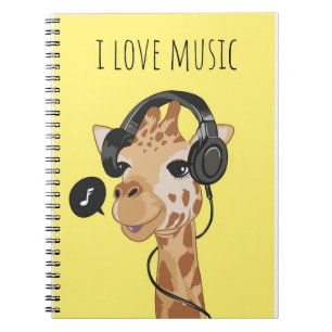 Music Art I Liebe Music Notizblock