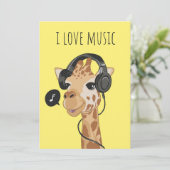 Music Art I Liebe Music Save The Date (Stehend Vorderseite)