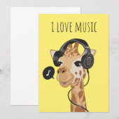 Music Art I Liebe Music Save The Date (Vorne/Hinten)