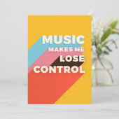 Music Art Music macht mich zu einer verlassenen Ko Save The Date (Stehend Vorderseite)