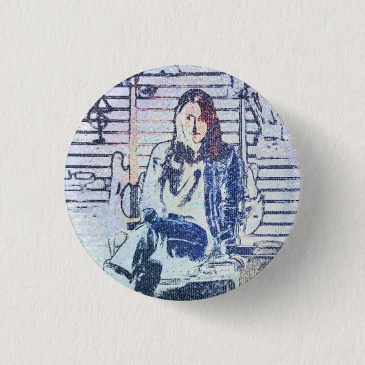 Music Art Print Button (Vorderseite)