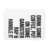 Music Art Rap und Handling Magnet (Horizontal)