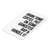 Music Art Rap und Handling Magnet (Linke Seite)