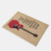 Music Art When You Play Music Fußmatte (Schrägansicht)