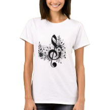 Music Art Women's T - Shirt Design